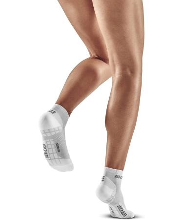 CEP Ultralight Compression Low Cut Socks for Women | Short Sports Socks in Carbon White | Size IV | Lightweight Comfort & Support - Buy Online on SooperMarket.com