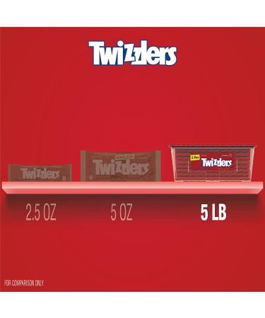TWIZZLERS Twists Strawberry Chewy Candy - Halloween Edition - 5 lbs - Buy Online on SooperMarket.com