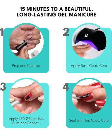 Red Carpet Manicure Fortify & Protect Lightest Blue Cr me Gel Polish for Strong Healthy Nails - Infused with Vitamin A & Biotin - (A New Start) Led Nail Gel Color 0.3 Fl Oz - Buy Online on SooperMarket.com