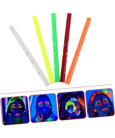 BELLIFFY 5pcs Halloween Paint Pen Fluorescence Liner Eyeliner Pencil Make up Highlighter Eye Liner Plastic - Buy Online on SooperMarket.com