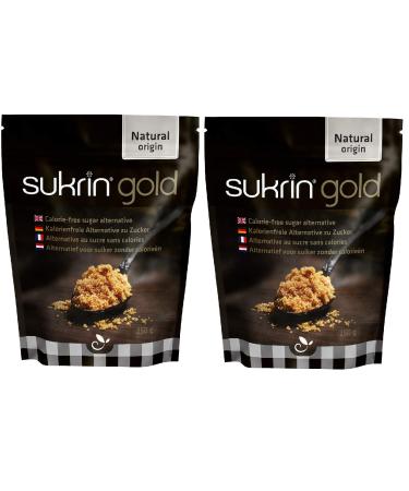 Sukrin sugar substitute 2x 250 g Sukrin Gold 250 g (pack of 2)