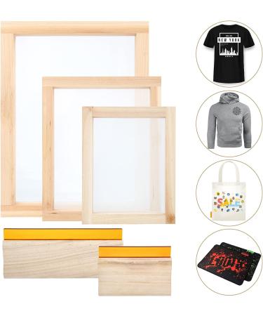 Colovis 30 PCS Screen Printing Kit for Home or Small Business - Frames, Squeegees, Inkjet Film, Masking Tape & More - Buy Online on SooperMarket.com