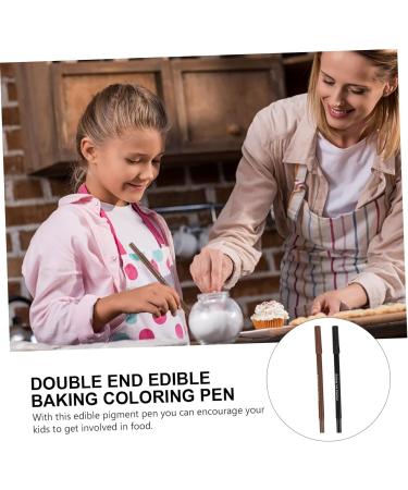 PRETYZOOM 6 Pcs Baking Pen Macron Pen Homemade Cookies Edible Drawing Biscuits Pens Fondant Food Pen Pastry Icing Pen Cookie Decorating Pens Fine Point Pen Cake Fine Tip Double Head Plastic - Buy Online on SooperMarket.com