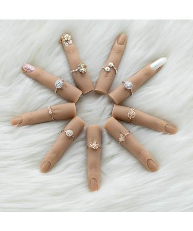 Yokilly Flexible Silicone Nail Training Finger for Acrylic Nails - Perfect for Nail Art Practice - 1 Piece - Buy Online on SooperMarket.com