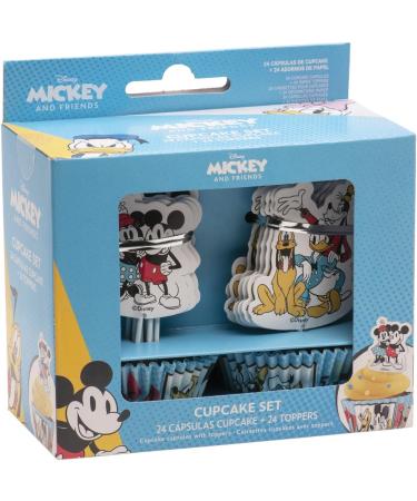 Dekora - Mickey & Friends Cupcake Decoration Kit with Decorative Paper Toppers - 24 Units - Buy Online on SooperMarket.com