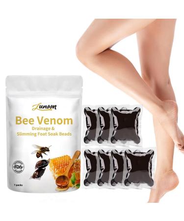 Lukmlca Bee Venom Lymphatic Drainage & Slim_ming Foot Soak Beads Lukmlca Bee Venom Foot Soak Cleansing Foot Soak Beads Lukmlca Bee Venom Lymphatic Drainage Foot Soak (14pcs/ 2 pack)