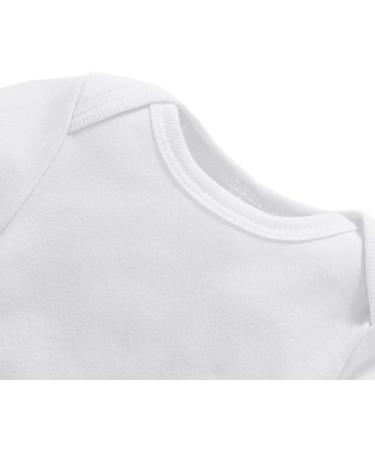 Bestele Baby Bodysuits Set | Cotton Onesies for Newborn Boys & Girls | Short Sleeve Rompers for Toddler | 3-Pack Coverall Undershirts | 9 W 12-18 Months - Buy Online on SooperMarket.com