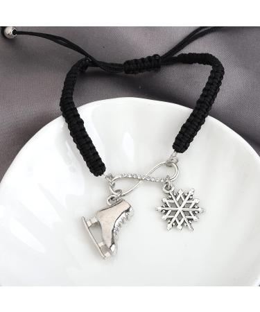 MyoSpark Ice Skating Bracelet - Figure Skater Gift for Skate Lovers | Skater Jewelry for Ice Skating Team - Ice Skating Card Included - Buy Online on SooperMarket.com
