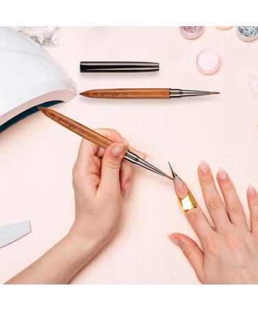 Lnhgh Nail Polish Brush - Tool Sandalwood Nail Polish Brush For Thin Details Fine Drawing Long Lines Home Use And Professional Nail Salon - Buy Online on SooperMarket.com