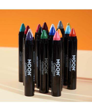 Moon Creations Sweatproof Face Color - 3.2g Green for Costumes Festivals & Halloween | Vegan & Cruelty-Free - Buy Online on SooperMarket.com