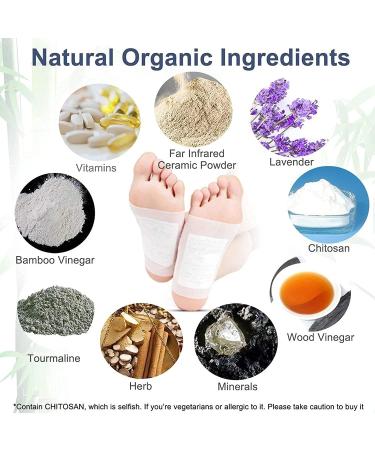 10PCS Detox Foot Pads Natural Slimming Patch Loss Weight Body Toxins Relief Stress Improve Sleep - Buy Online on SooperMarket.com