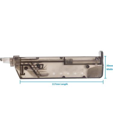 Airsoft 6mm BBs Speed Loader - 100 Rounds Quick Loader for Magazine | AEG Biodegradable BB Pellet - 2 Packs - Buy Online on SooperMarket.com