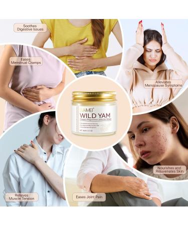 Buy Wild Yam Cream for Women - Natural Hormonal Support & Relief | International Shipping Available - Buy Online on SooperMarket.com
