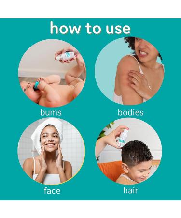 T is for Tame Baby Powder Mist - Talc-Free Natural Spray Vegan & Cruelty-Free 1 oz Travel Size - Buy Online on SooperMarket.com
