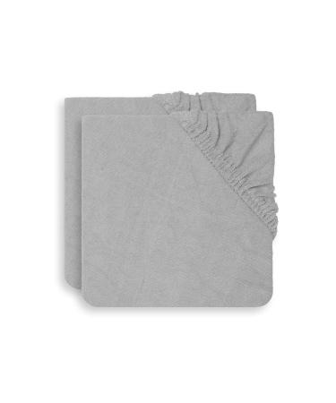 Jollein 2550-503-00078 Changing mat terry cloth 50x70cm soft grey (pack of 2) grey 318 g light grey