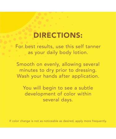 Jergens Natural Glow Sunless Tanning Lotion | Medium to Tan Skin | 7.5oz Daily Moisturizer with Antioxidants & Vitamin E - International Shipping Available - Buy Online on SooperMarket.com