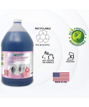 Buy GreenFist Liquid Laundry Detergent 80 Loads - Fresh Scent 128 oz (1 Gallon) | International Shipping Available - Buy Online on SooperMarket.com