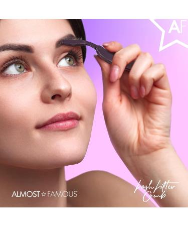 Almost Famous Foldable Eyelash Comb - Mini Eyelashes Separator Curler (Purple) - Buy Online on SooperMarket.com