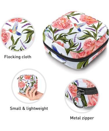 Anna Cowper Flower Sanitary Napkin Storage Bag Feminine Menstrual Cup Pouches Nursing Pad Holder Tampon Bags Portable Period Bag for Women Teen Girls 1Pcs Multi-colored 3 - Buy Online on SooperMarket.com