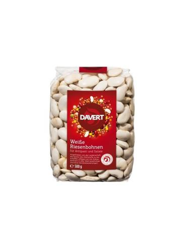 Davert Organic White Giant Beans Fair Trade IBD 500g (1 x 500 gr) 500 g (1 pack)