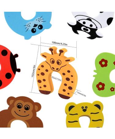 7Pcs Children's Door Stop Finger Pinch Guard Set - Child Safety Foam Cushion to Prevent Injuries and Lockouts - Buy Online on SooperMarket.com
