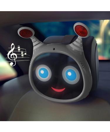 Benbat Oly Active Baby Car Mirror | Shatter-Proof, Rear Facing, Entertaining & Soothing | Adjustable Headrest Mirror with Remote Control - Grey - Buy Online on SooperMarket.com