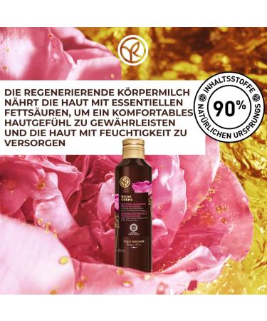 Yves Rocher Riche Cr me Regenerating Body Milk - Intensive Body Lotion for Women | Nourish & Revitalize Skin - Buy Online on SooperMarket.com