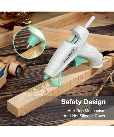 HAUSHOF Mini Hot Glue Gun Kit | 20-Piece Set for Home Decoration, Crafts, and Repairs | 20W 120V - Buy Online on SooperMarket.com