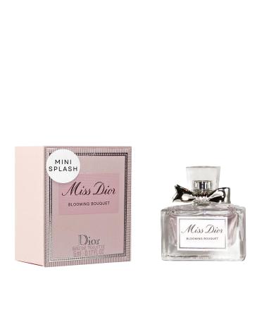 Miss Dior Blooming Bouquet by Christian Dior Womens Travel Size EDT 0.17 oz Splash 0.17 Fl Oz (Pack of 1)