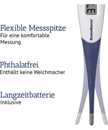 Domotherm Rapid 10s - Fast & Accurate Fever Thermometer for Quick Body Temperature Measurement (10 Seconds) - International Shipping Available - Buy Online on SooperMarket.com