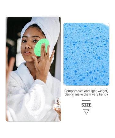 Cabilock Facial Sponge - 12pcs Round Cleansing Makeup Remover Pads | Exfoliating Wipes for Smooth Skin - International Shipping Available - Buy Online on SooperMarket.com