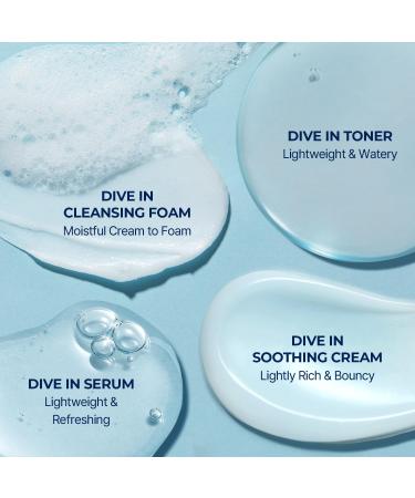 Torriden DIVE-IN Trial Kit | Hyaluronic Acid Skincare Set | Vegan & Hypoallergenic Korean 4-Step Regimen - Buy Online on SooperMarket.com