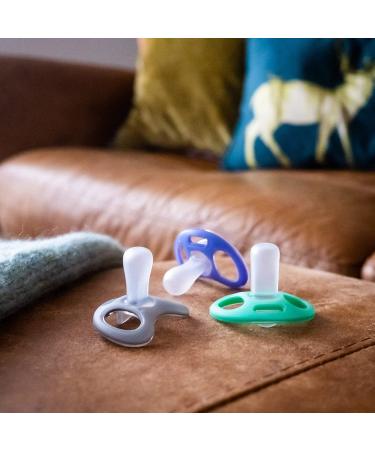 Tommee Tippee Advanced Sensitive Skin Pacifier 4 Count | BPA-Free Binkies, Unique Shield Design | 0-6 Months, Symmetrical Shape - Buy Online on SooperMarket.com