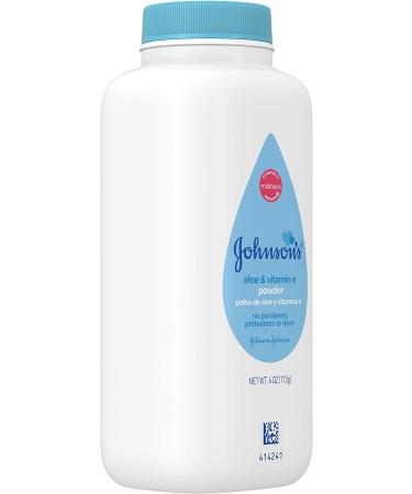 Johnson's Baby Cornstarch Powder with Aloe & Vitamin E - Hypoallergenic, Paraben-Free, 4 oz (Pack of 1) - Buy Online on SooperMarket.com