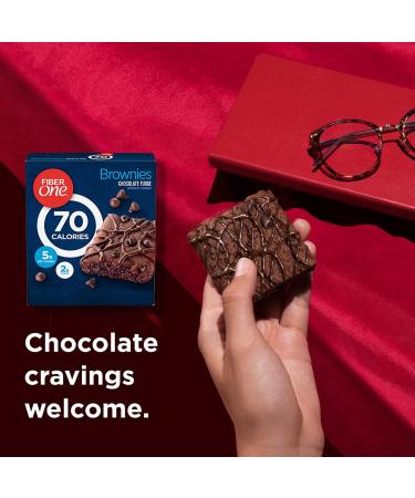 Fiber One 70 Calorie Chocolate Fudge Brownies Snack Bars - 6 ct Pack - Buy Online on SooperMarket.com
