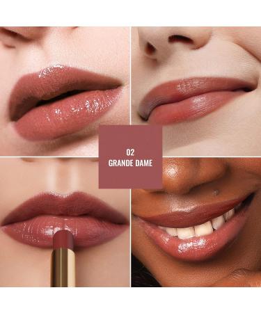 Oulac 2-in-1 Lipstick & Lip Balm - Juicy Shiny Lip Care for Smooth Hydrated Lips | Vegan Plummy Terracotta - Buy Online on SooperMarket.com