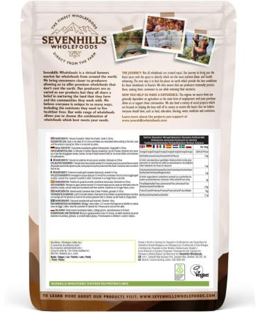 Sevenhills Wholefoods Textured Pea Protein Flakes (70%) - Vegan Meat Substitute 200g - Buy Online on SooperMarket.com