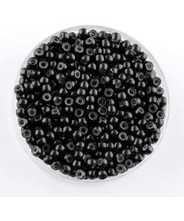 800pcs Black Silicone Lined Nano Rings for Nano Tip Hair Extensions - Micro Nano Beads - Buy Online on SooperMarket.com