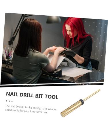 minkissy Drills Cuticle Drill Bits Manicure Supplies Acrylic Drill Bits Nail Tungsten Steel Accessories 0.56x0.56x5.05cm As Shown2 - Buy Online on SooperMarket.com