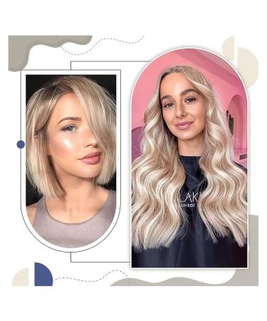 LAAVOO Tape-In Extensions | 60cm Real Hair | Ash Blonde & Platinum Blonde #18/613 | 20 Pieces 50g | Smooth Quality - Buy Online on SooperMarket.com