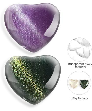Beavorty 60 pcs Nail glass color card nail tips practice board nail color display nail color chart beads false nail display tips nail varnish color chart clear glass manicure nail frame - Buy Online on SooperMarket.com