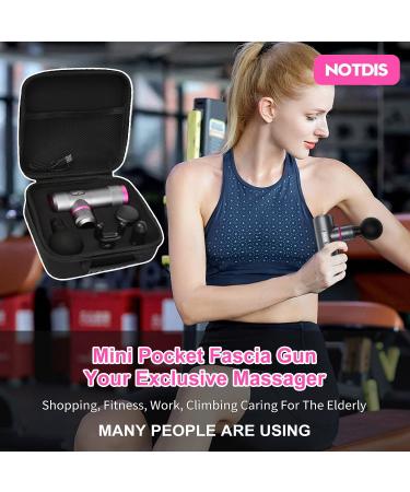 Mini Massage Gun - All Metal Muscle Massager | Super Silent Deep Tissue Massager with Extra Long Standby | 7500mAh Pocket Size | Ideal for Work, Fat Loss, Recovery & Pain Relief - Red - Buy Online on SooperMarket.com