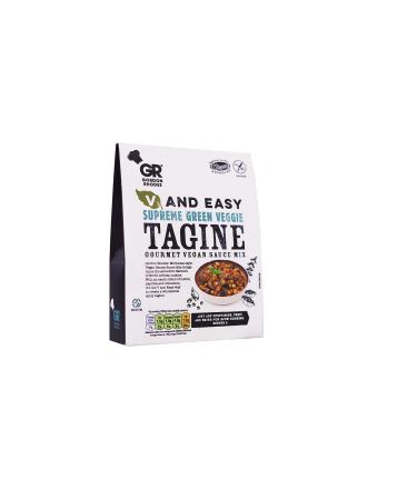 Gordon Rhodes' Supreme Green Tagine Gourmet Vegan Sauce Mix with an Exotic Blend of Cumin Paprika and Cinnamon. Free from Meat and Gluten Slow Cook for a Fresh and Healthy Veggie tagine. (1 x 75gm) Vegan Moroccan Style Sauce Mix