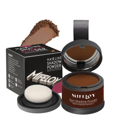 Root Coverage Powder for Thinning Grays Hairline Touch Up Hair Color for Grey Roots Concealer for Beard Line Eyebrow Roots Cover Up Powder Instantly Conceals Hair Loss Medium Brown