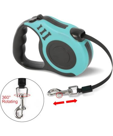 5M Retractable Dog Leash - Extendable Automatic Leash for Small Animals | Blue Dog Leash Kit - Buy Online on SooperMarket.com
