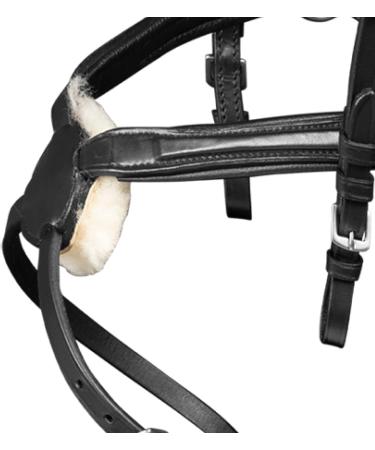 WALDHAUSEN X-Line Standard Bridle Canc n - Black Stainless Steel for Thoroughbreds & Cobs | International Shipping Available - Buy Online on SooperMarket.com