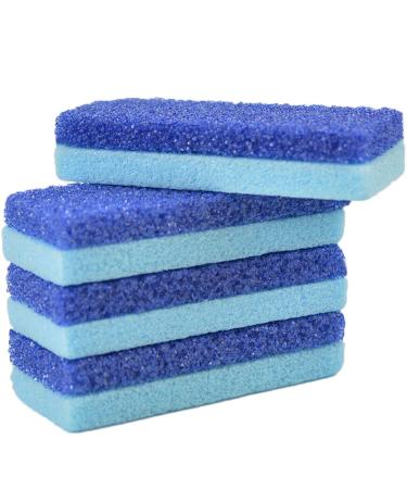 Mantello Foot Scrubber Pumice Stone for Feet- Foot Scrubbers for Use in Shower and Foot Tub- Pedicure Supplies Feet Scrubber for Dead Skin- Double Sided Foot Scrubber Dead Skin Remover- 4 Pack