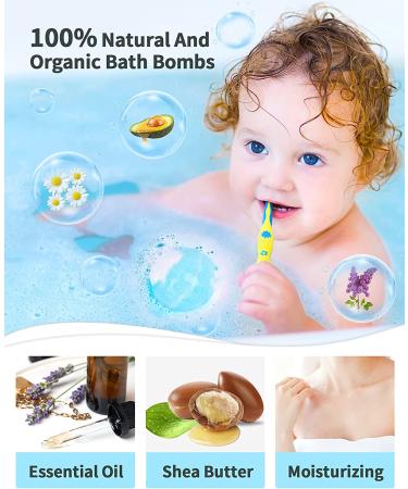 Natural Essential Oil Bath Bombs Gift Set - 6 Pack, 4.3 Ounce - Relaxing Spa Bath with Surprise Inside - Magnesium & Moisturizing - Perfect Women's Gift - Buy Online on SooperMarket.com