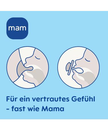 MAM Original Day & Night Pacifier Set - Sustainable & Organic 0-6 Months - Skinsoft Silicone Includes Pacifier Box - B r/Otter/Hase/Moon Blue - Buy Online on SooperMarket.com