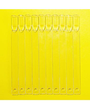 WORKIRO 100-Piece Nail Display Set with Ring & Number Stickers Transparent Almond Nail Tips for Art & Color Presentation - Buy Online on SooperMarket.com
